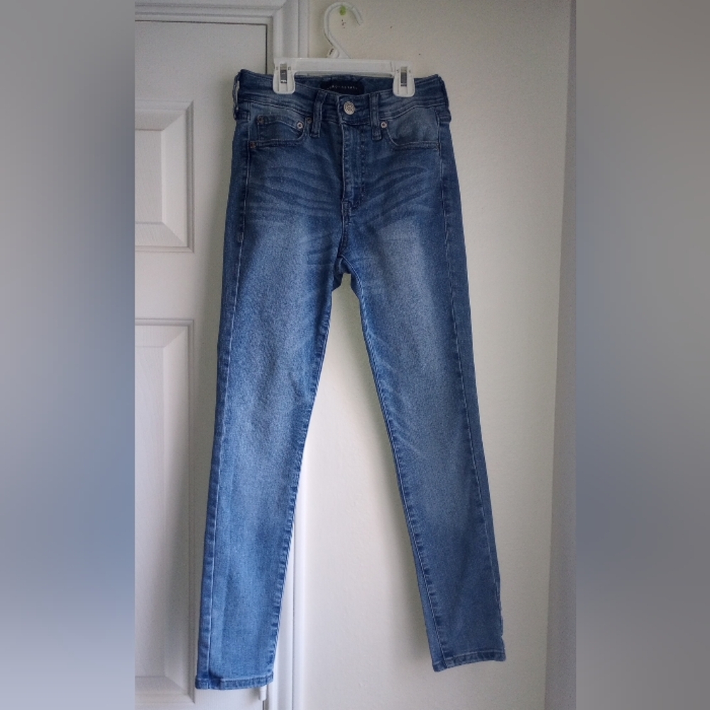Aeropostale Women's Blue High Rise Jeggings SIZE 0 SHORT